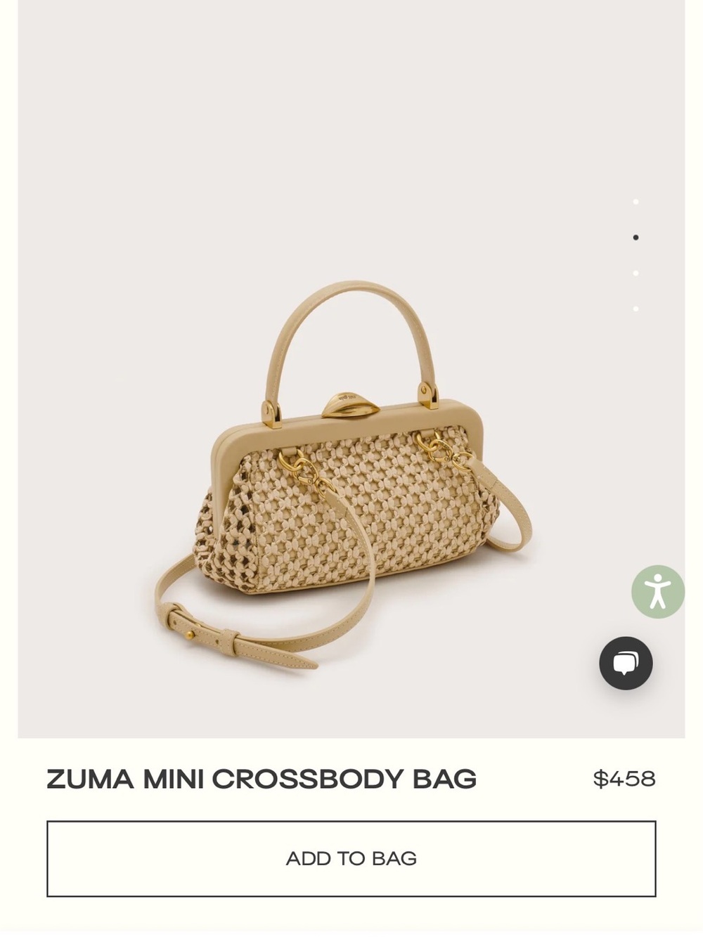 NWT $458 Cult Gaia Zuma Mini Crossbody - Picture 2 of 7